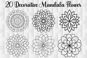 Decorative Mandala Flower, an Object Graphic by Designer_Momina