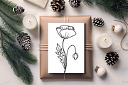 5x7 greeting card mock up PSD photo, a Holiday Photo by Leo Flo Mockups (Thumbnail 5 of 5)