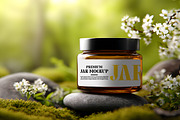 Glass Jar Mockup, a Packaging Mockup by GenesisCreativeCo (Thumbnail 2 of 3)