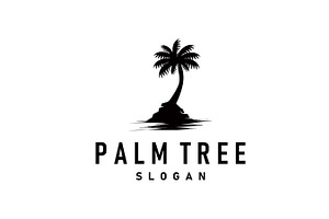 Palm Tree Logo Beach Vector Summer, a Branding & Logo Template by Maylianaw28