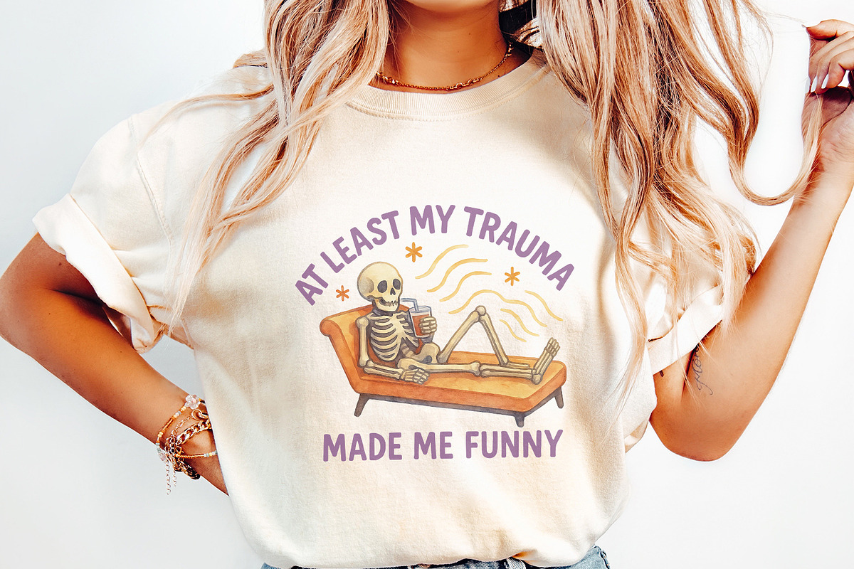 At Least My Trauma Made Me Funny, an Illustration by SharpMarketplace (Photo 2 of 9)