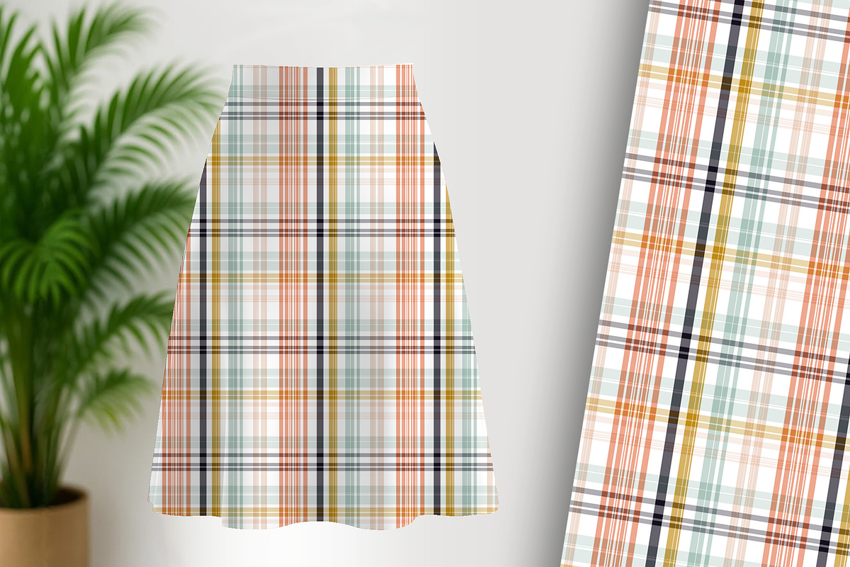 Meadow Plaid Seamless Repeat, a Pattern Graphic by Sharon Schwalbe (Photo 1 of 6)