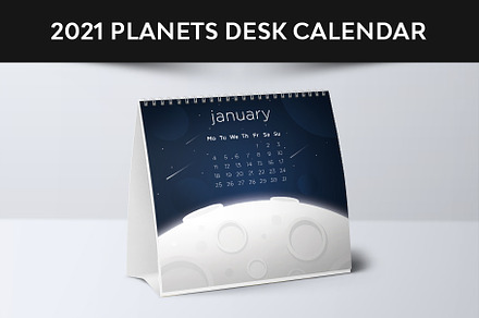 2021 Space Desk Calendar
