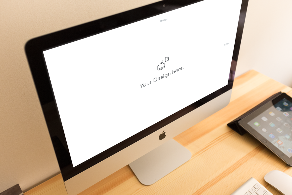 iMac Mockups, a Mac Mockup by Homescreen Pro (Photo 3 of 5)
