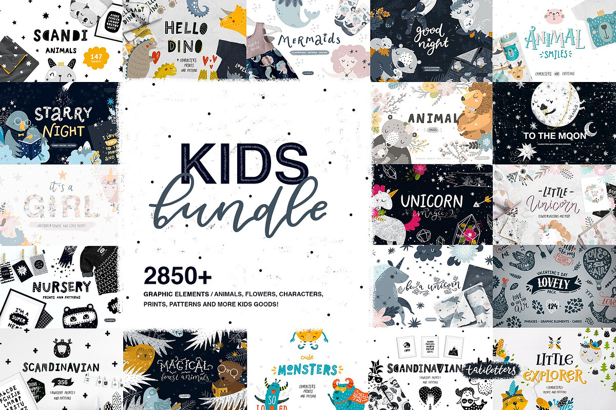 Whole shop BUNDLE – 7768 kids items, an Animal Illustration by tatiletters (Photo 52 of 54)