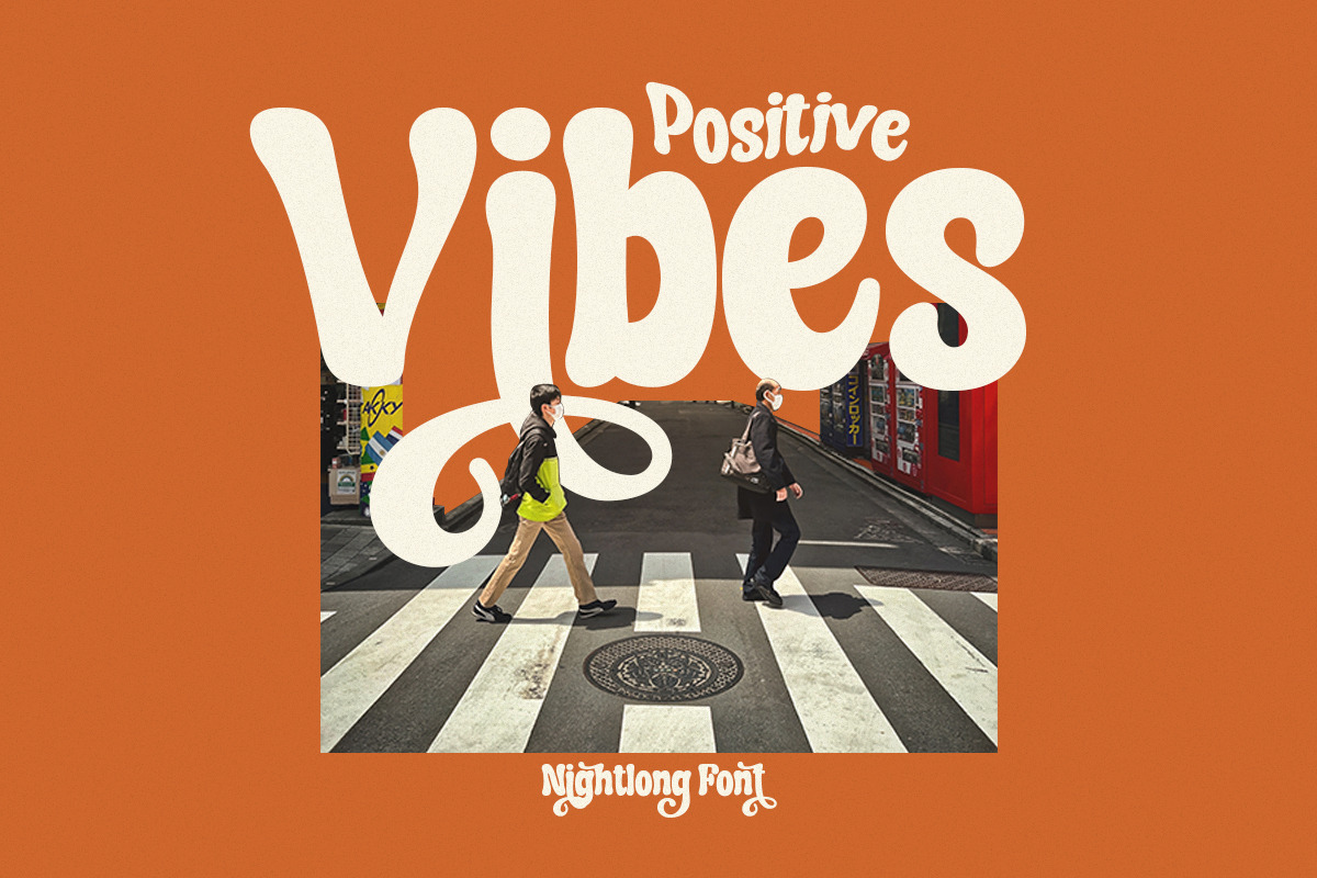 Nightlong - Display Retro Font, a Sans Serif Font by RagamKata (Photo 2 of 10)