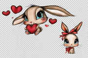 Hand Drawn Bunnies Isolated, an Object Graphic by BazziBa♥ (Thumbnail 2 of 9)