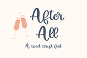 After All, Cute Handwritten Script, a Script Font by Designing Digitals (Thumbnail 1 of 9)