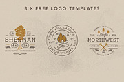 Sherman Font + 3 Logo Templates, a Serif Font by Ben Teschner Design (Thumbnail 6 of 6)