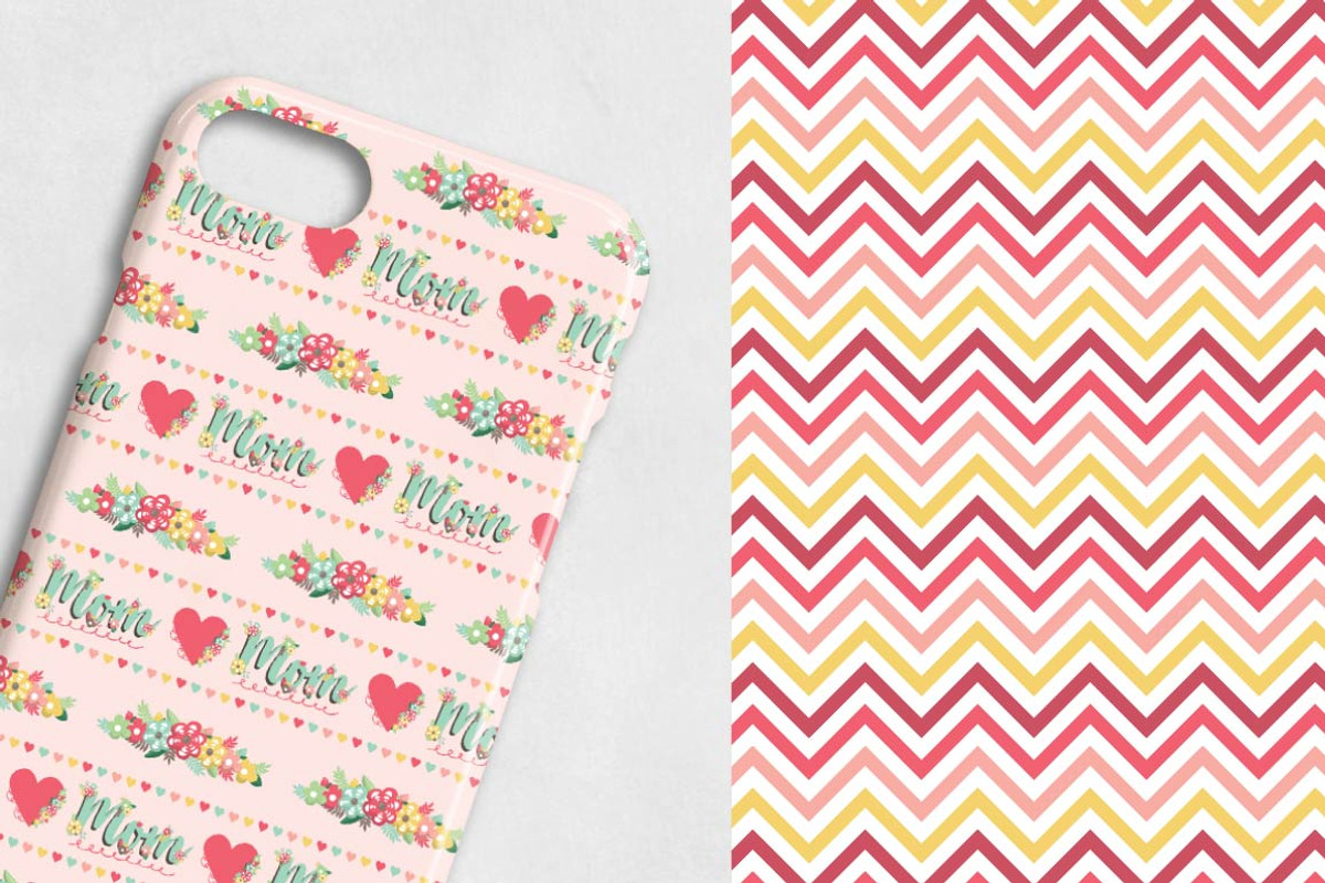 MOTHERS DAY Pattern collection, a Pattern Graphic by PrettyPatterns (Photo 3 of 5)