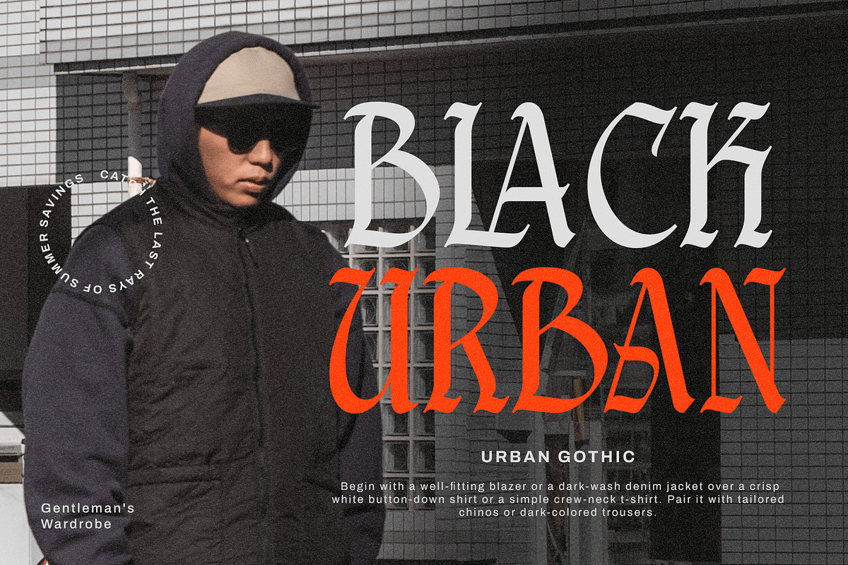 Mestiqa – Blackletter Font, a Blackletter Font by Pixesia Studio (Photo 2 of 11)