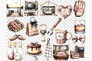 Fathers Day Clipart PNG, a Person Illustration by GlamArtZhanna (Thumbnail 7 of 8)