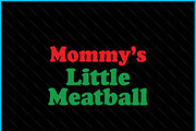 Mommy Daddy Meatball SVG PNG, a Graphic by Creativeusart (Thumbnail 3 of 4)