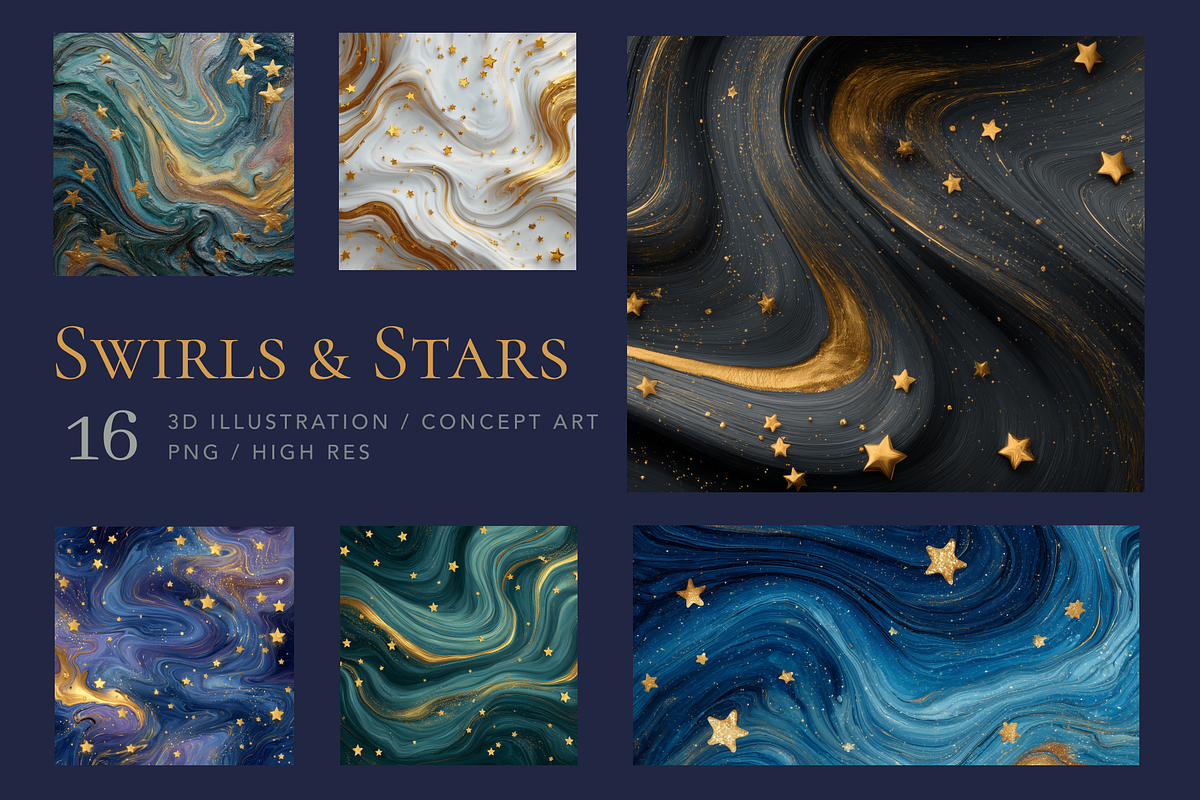 Swirls & Stars, a Background Photo by Picturesque Stories (Photo 1 of 7)