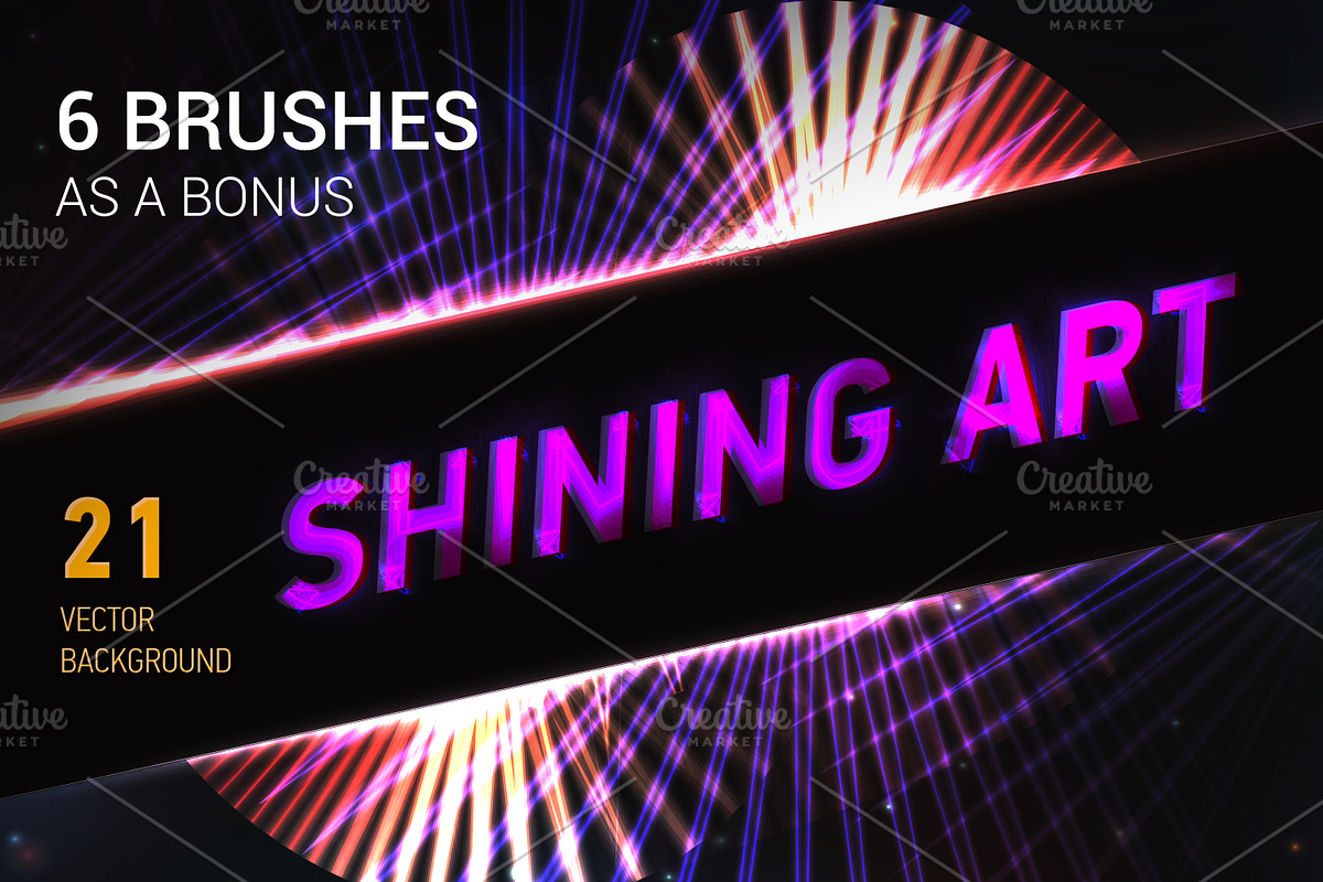 SET  21  Shining abstract background, a Flyer Template by Nadin_Lebedeva (Photo 3 of 10)