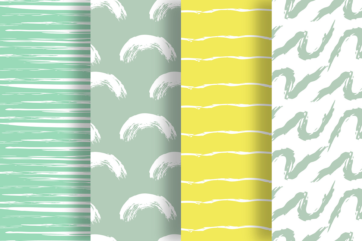 Vector Seamless Abstract Patterns, a Pattern Graphic by Iryna Denysova (Photo 5 of 14)