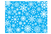 Snowflakes Background, a Pattern Graphic by beguima (Thumbnail 4 of 6)