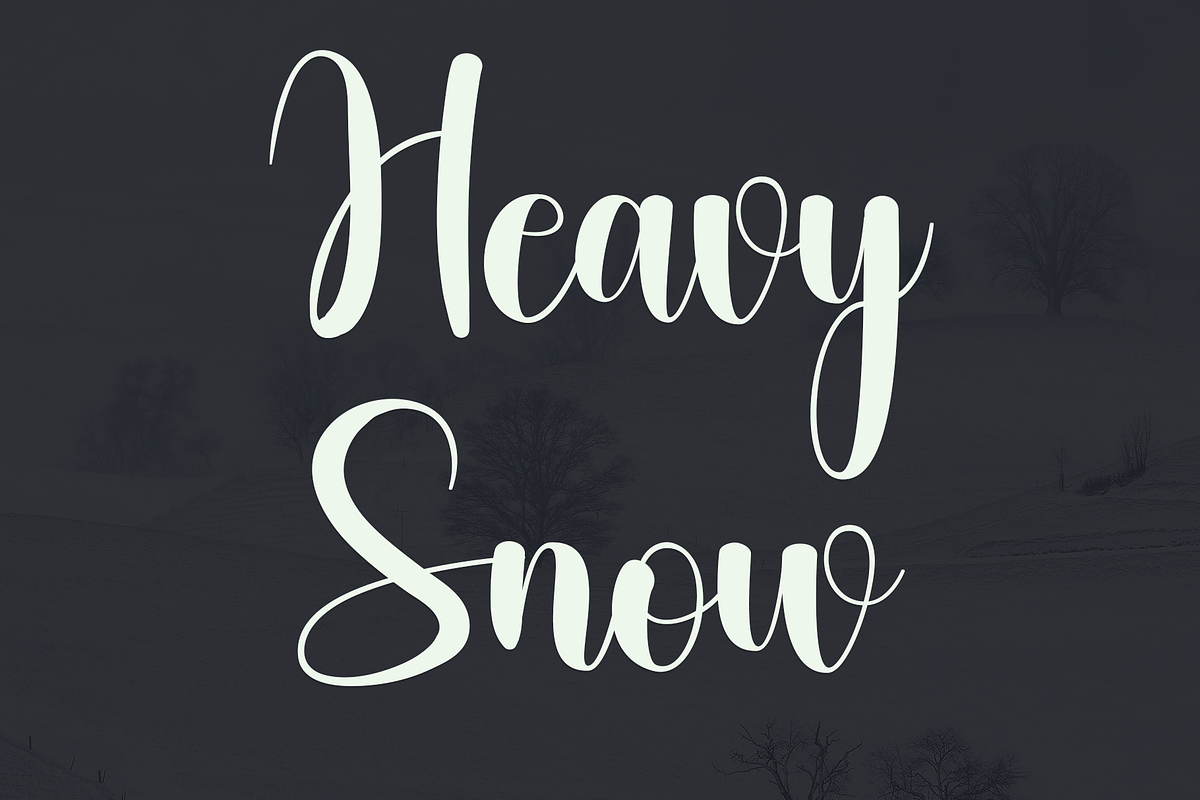 Wintersnow, a Handwritten Font by InermediaSTUDIO (Photo 7 of 8)