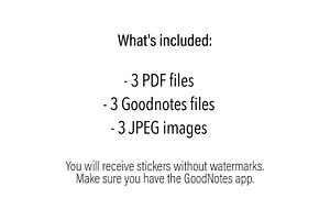 Boho Goodnotes Stickers Pack