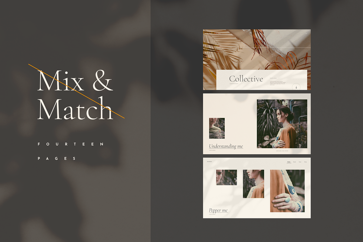 Ombra - UI Kit and Web Theme, a Websites & App Template by Delightful Design (Photo 6 of 9)