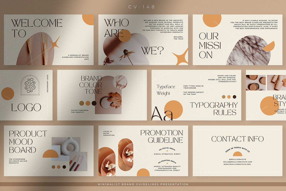 Brand Guidelines Presentation Canva, a Presentation Template by peterdraw (Photo 1 of 7)