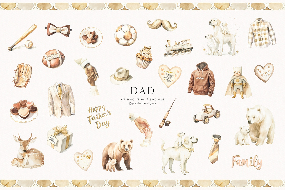 Mom & Dad Collection, a Person Illustration by PeDe Designs (Photo 12 of 33)