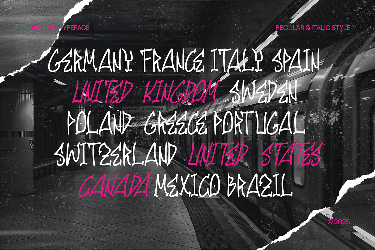 Kravozae - Graffiti Display Font, a Font by Indotype Foundry (Photo 10 of 10)