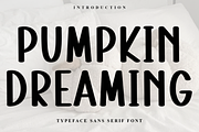 Pumpkin Dreaming, a Script Font by FreshTypeINK (Thumbnail 1 of 7)
