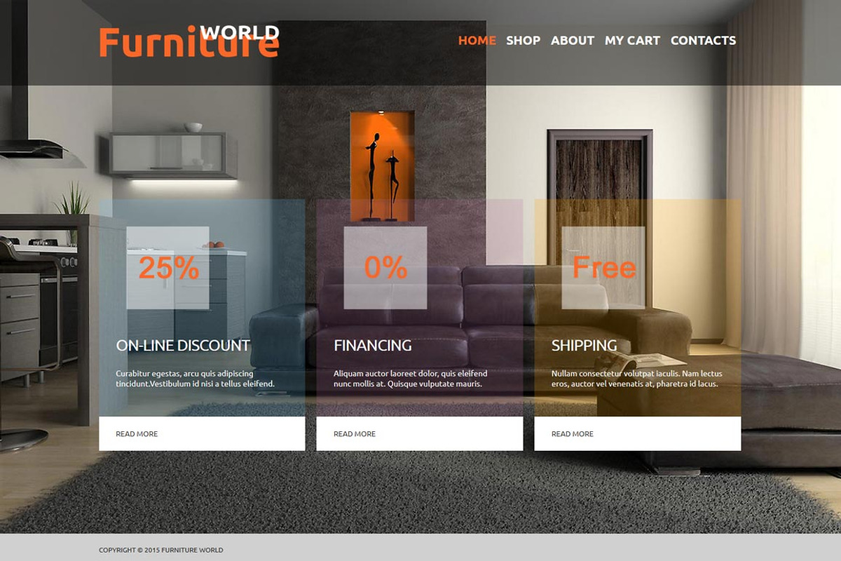 Furniture World - eShop Joomla Theme, a Websites & App Template by ASDesigning