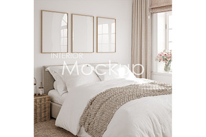 Frame mockup in home interior, a Household Mockup by Artjafara