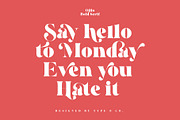 Qillo - Contrast Bold Serif, a Serif Font by Type and Co. (Thumbnail 9 of 20)