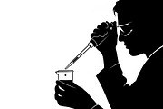 This Scientist Lab Silhouettes, an Illustration by Amazin_art (Thumbnail 6 of 22)