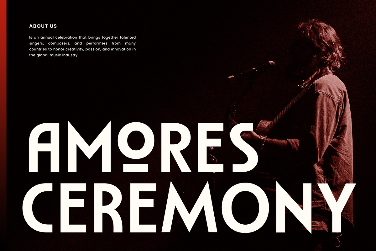 Grandom - Bold Modern Art Deco Font, a Sans Serif Font by Typia Nesia (Photo 9 of 11)