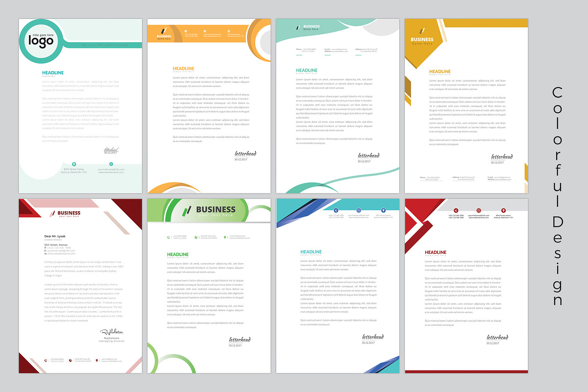 100+ Letterhead 97% Discount, a Stationery Template by ZAAS (Photo 4 of 12)