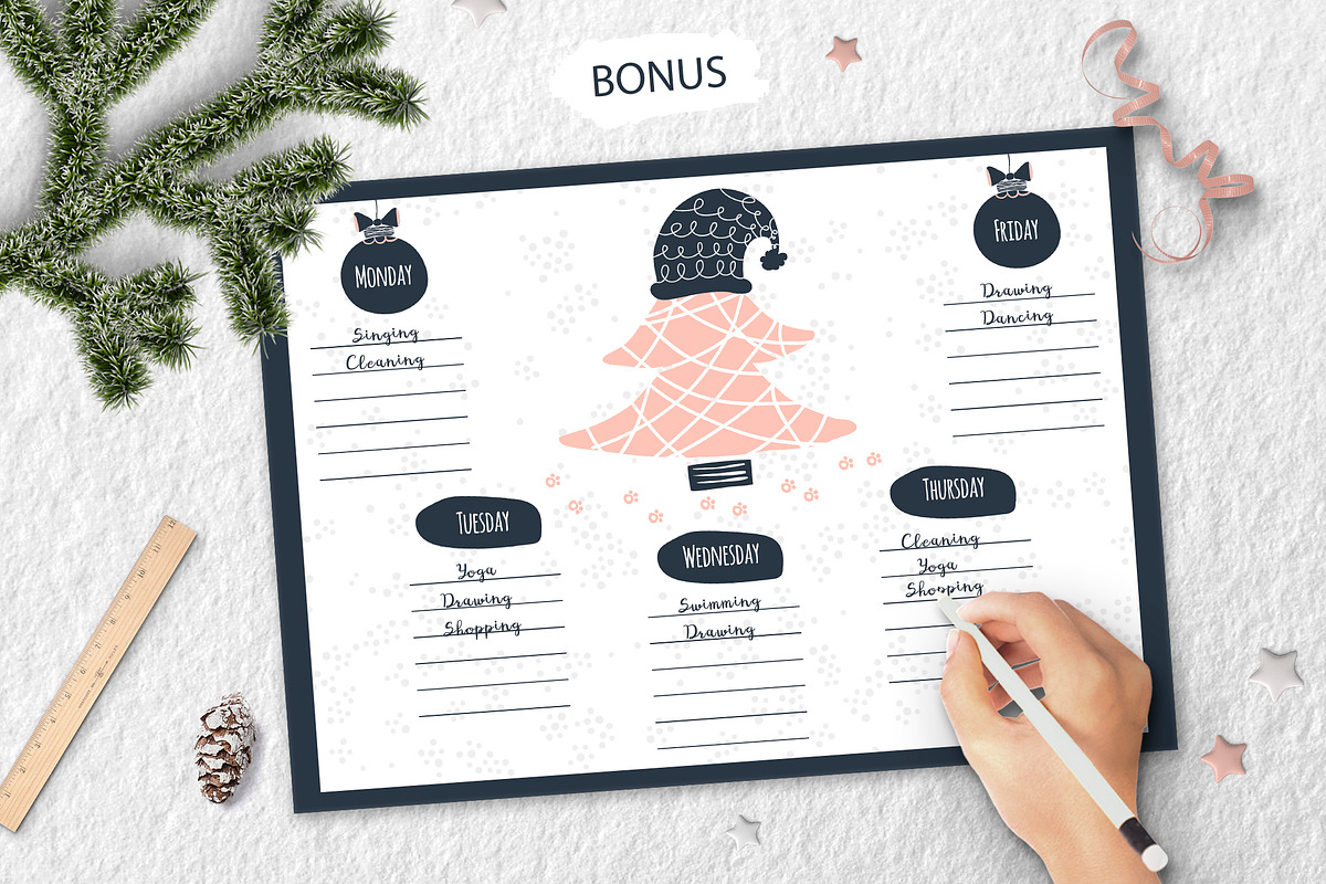 Christmas Advent Calendar, an Object Graphic by Alyonka_lis (Photo 8 of 8)