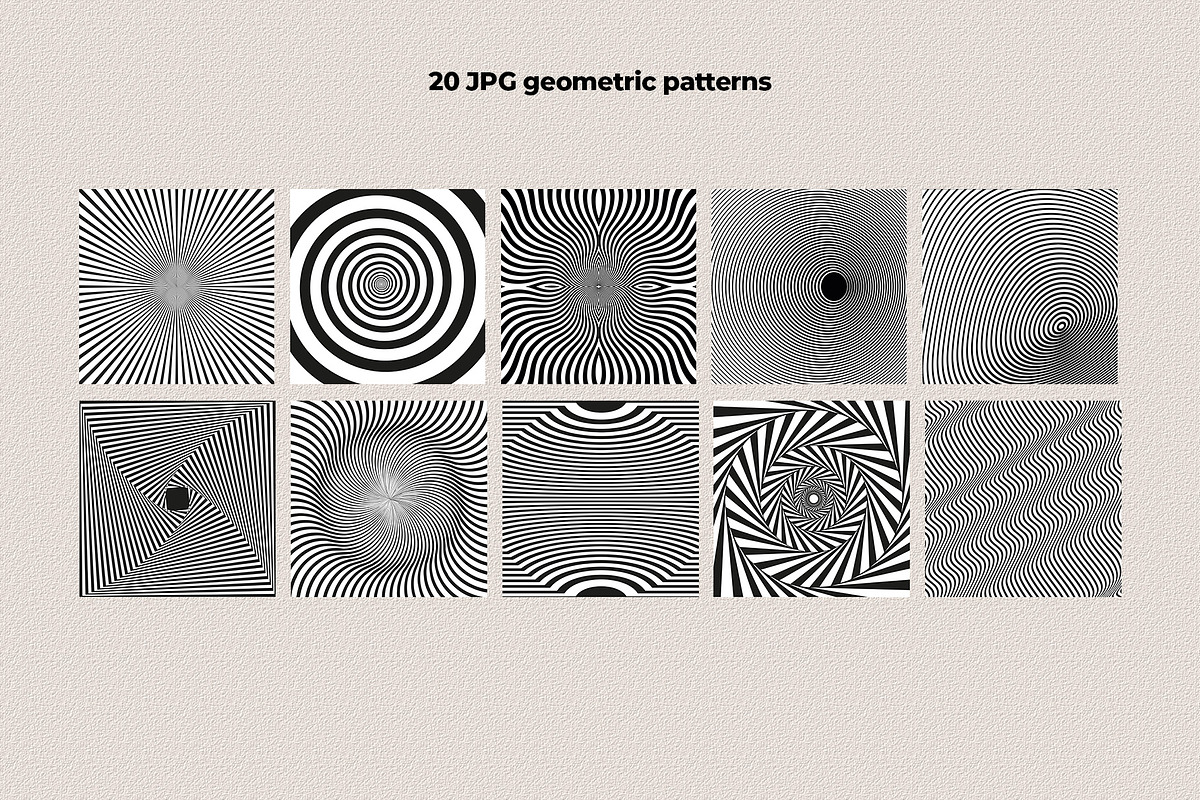 Trippy Waves Patterns, a Pattern Graphic by Marie T (Photo 12 of 25)