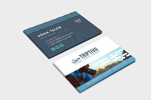 Travel Company Business Card Design