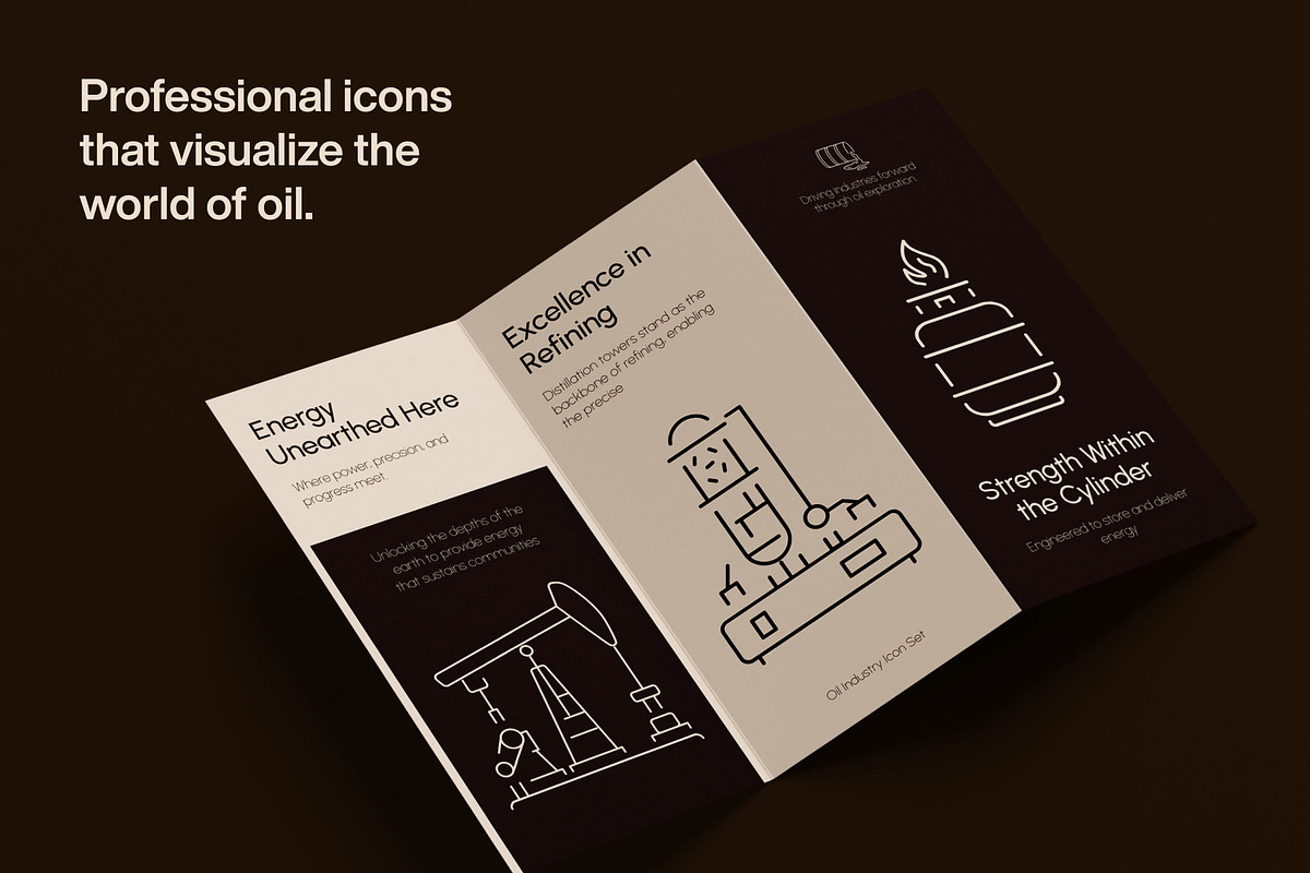 Oil Industry Icon Set, an Outline Icon by Prosymbols (Photo 4 of 7)