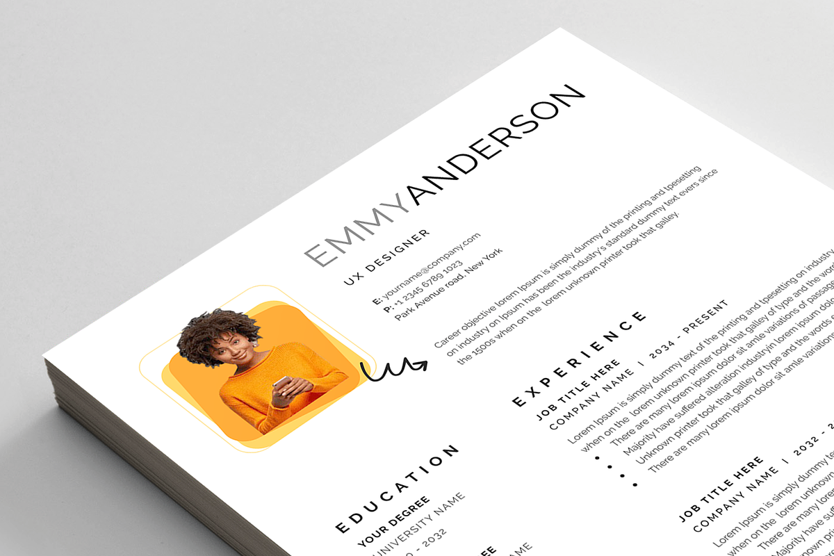 Resume/CV, a Resume Template by Reuix Studio (Photo 5 of 5)