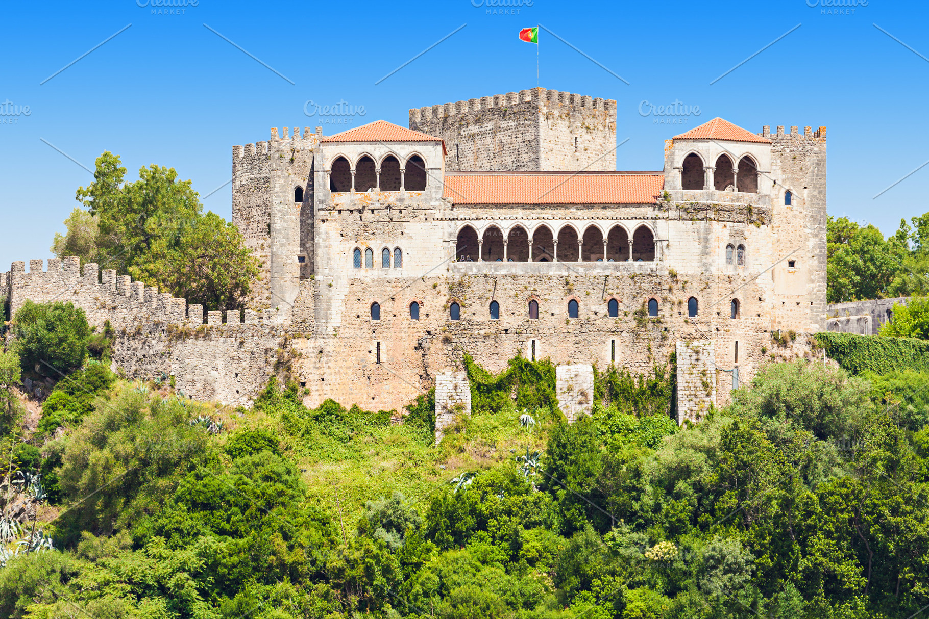 The Leiria Castle, a Photo by saiko3p