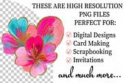 Flowers With Heart Clipart Bundle, an Illustration by Daily.Designs (Thumbnail 2 of 5)