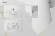 Tablecloth Mockup Set 2, a Product Mockup by creatsy5 (Thumbnail 2 of 9)