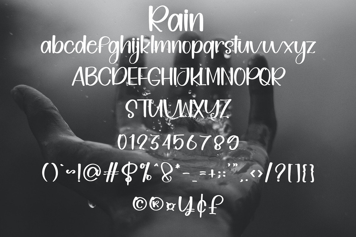 Rain, a Handwritten Font by FreshTypeINK (Photo 5 of 6)