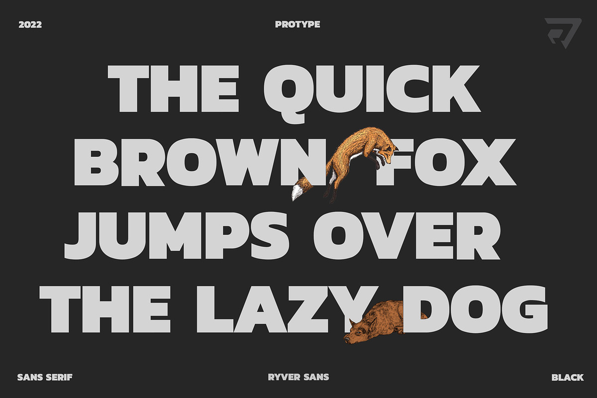 Ryver Sans - Sans Serif font, a Sans Serif Font by Ryan Rivaldo Vierra (Photo 3 of 9)