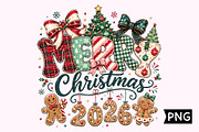 Merry Christmas 2026 Gingerbread PNG, a Seasonal Illustration by Creative Art (Thumbnail 1 of 3)