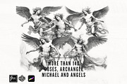 Archangel Michael and the angels, a Brush Add-On by TaKong Magics (Thumbnail 4 of 9)