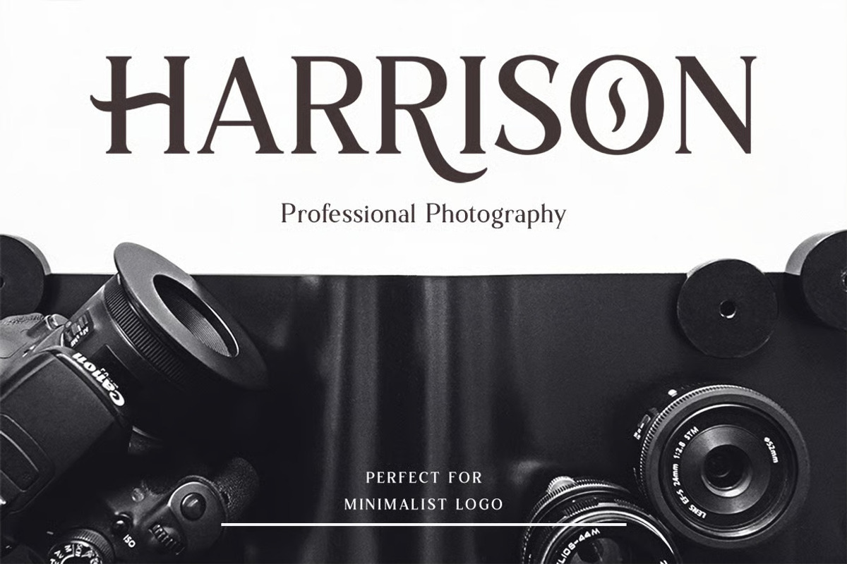 Harrison Serif Font, a Serif Font by UInstrument (Photo 1 of 4)