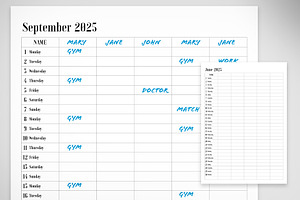 Family Calendar Planner