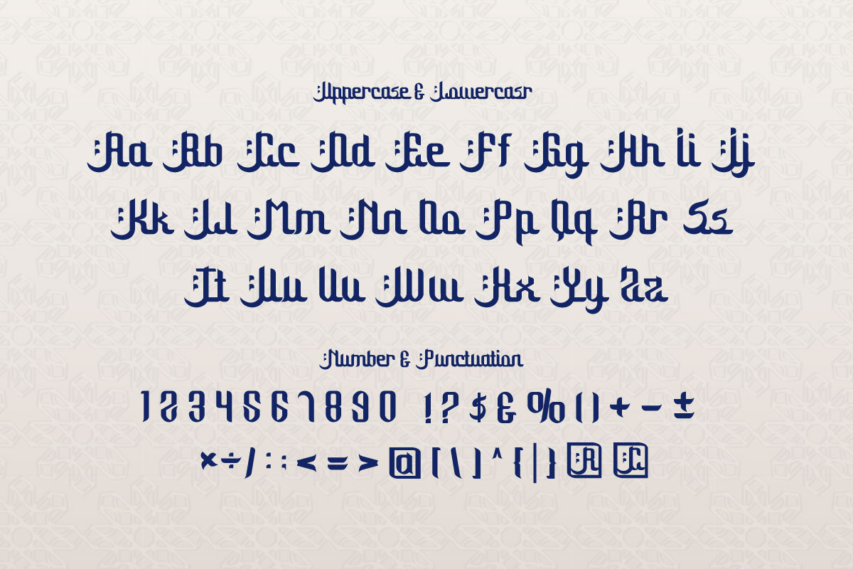 Syukria - An Arabic Style Typeface, a Handwritten Font by Afkari Studio (Photo 2 of 12)