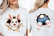 Easter Bunny PNG Front and Back, an Illustration by OK Design (Thumbnail 5 of 6)